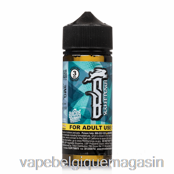 Vape Jetable Ventouse Punch - Suicide Bunny - 120ml 6mg